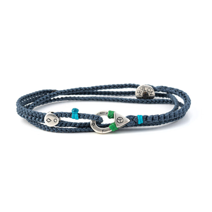 Babylonia Bracelet Peace on Edge  – 935 Sterling Silver - Image 1