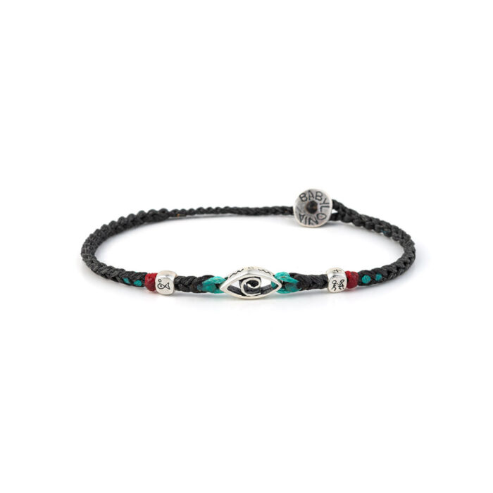 Babylonia Bracelet Window to the Soul Dark Grey – Sterling Silver - Image 1