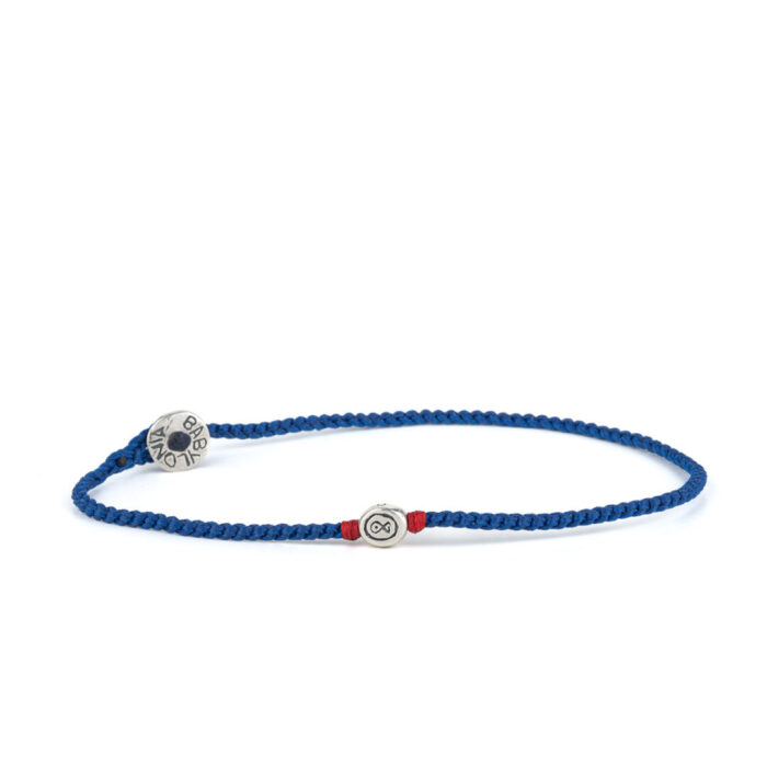 Babylonia Bracelet Blue Fish - 935 Sterling Silver - Image 1