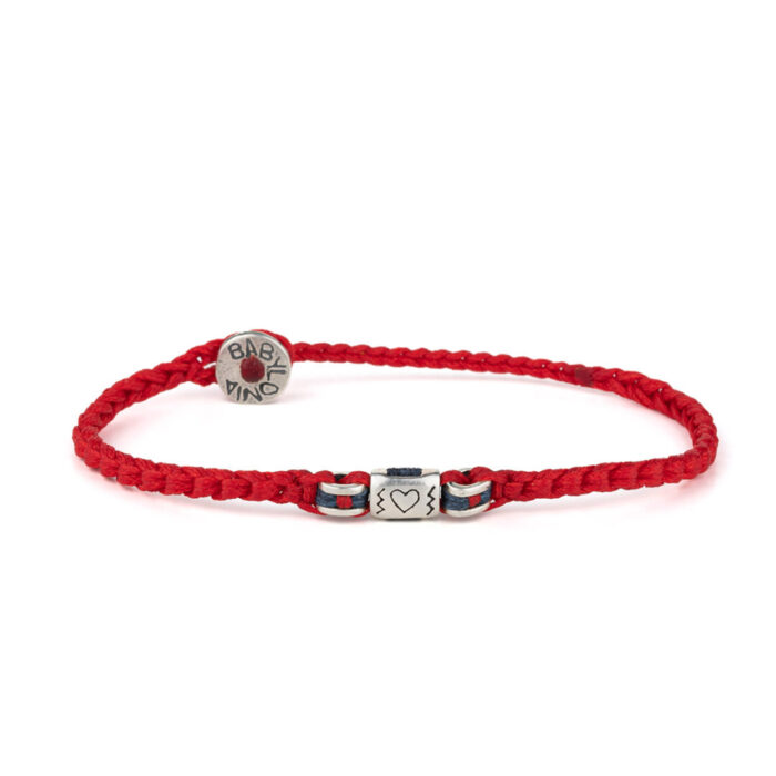 Babylonia Bracelet Red Rose - 935 Sterling Silver - Image 1