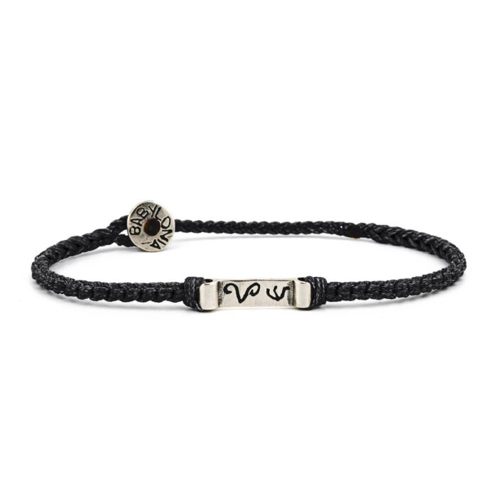 Babylonia Bracelet Zodiac Aries Dark Grey – 935 Sterling Silver - Image 1