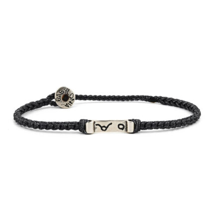 Babylonia Bracelet Zodiac Taurus Dark Grey – 935 Sterling Silver