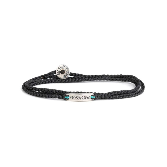 Babylonia Βραχιόλι Wrap Redefinition Μολυβί – Ασήμι 935 - Image 1
