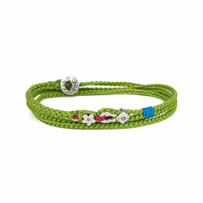 Babylonia Βραχιόλι Wrap Trust In You Λαχανί – Ασήμι 935 - Image 1