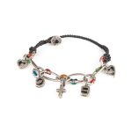 Babylonia Silver - Love Soul Faith Charm Bracelet