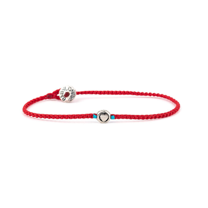Babylonia Bracelet Love Red – 935 Sterling Silver - Image 1