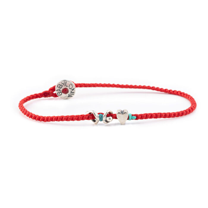 Babylonia Bracelet Hold me Red – 935 Sterling Silver - Image 1