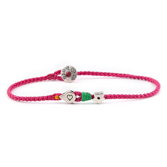 Babylonia Bracelet All the love Fuchsia – 935 Sterling Silver - Image 1