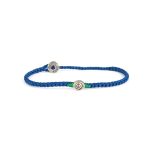 Babylonia Bracelet Peace Center Royal Blue – 935 Sterling Silver