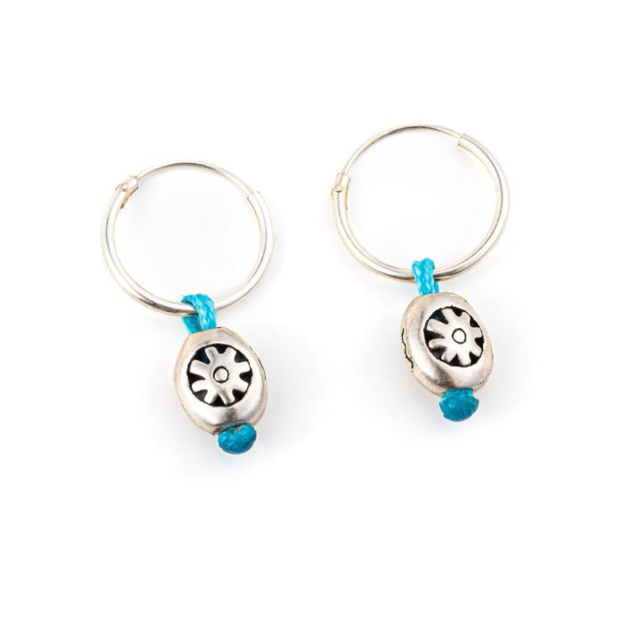 Babylonia Earrings Trust Blue – 935 Sterling Silver - Image 1