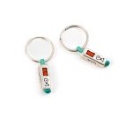 Babylonia Earrings Sentimental Adaptation Red – 935 Sterling Silver