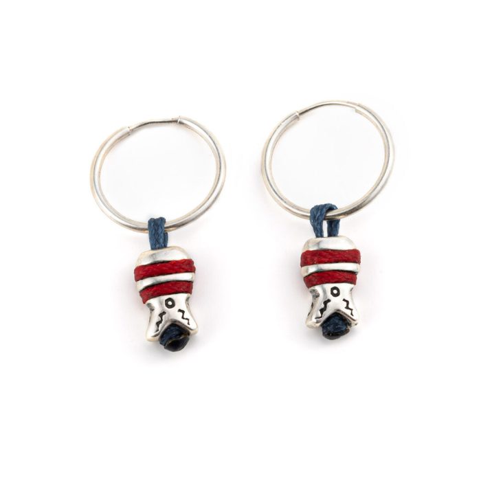 Babylonia Earrings Adaptability Blue Jean– 935 Sterling Silver - Image 1