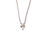 Babylonia Silver Cross Necklace