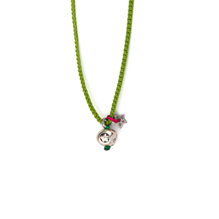 Babylonia Necklace Hopeful Love Mild Green - Sterling Silver - Image 1