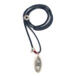 Babylonia Eye Necklace - 935⁰ Sterling Silver - Image 2