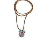 Babylonia Necklace Silver Coin Charm - Image 2