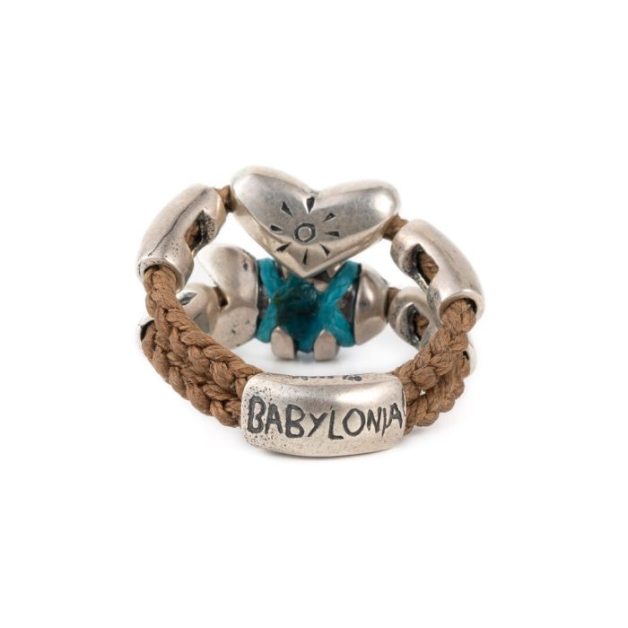 Babylonia Δαχτυλίδι Ασημένιο 935⁰ ~ Love and Optimism - Image 2