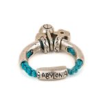 Babylonia Δαχτυλίδι Ασημένιο 935⁰ ~ Love and Trust - Image 2