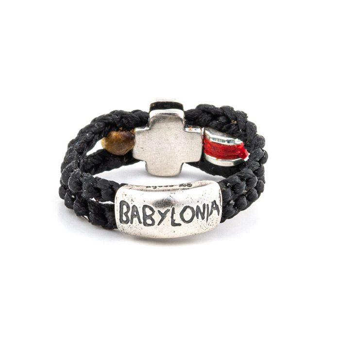 Babylonia Silver Faith Ring - Image 2
