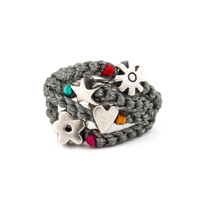 Babylonia Silver Ring - Optimism n Trust n Hope - Image 1
