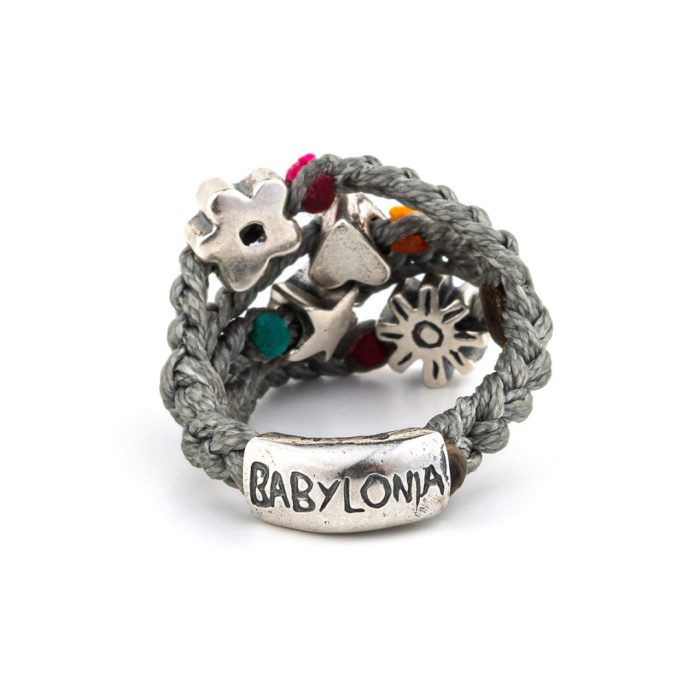 Babylonia Silver Ring - Optimism n Trust n Hope - Image 2