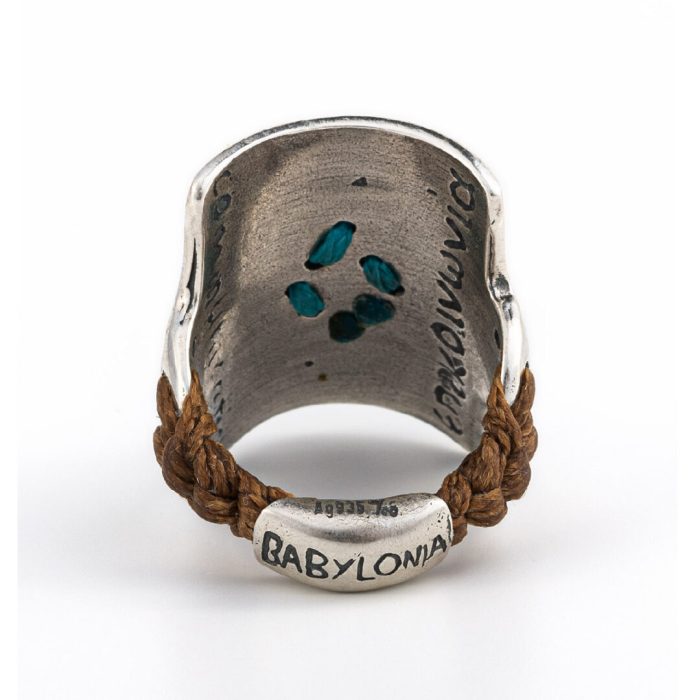 Babylonia Ring in 935⁰ Sterling Silver - Image 2