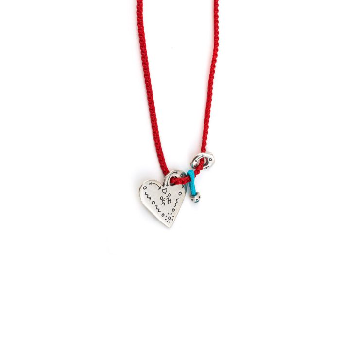 Babylonia Necklace It's Only Love Red – 935 Sterling Silver - Image 2