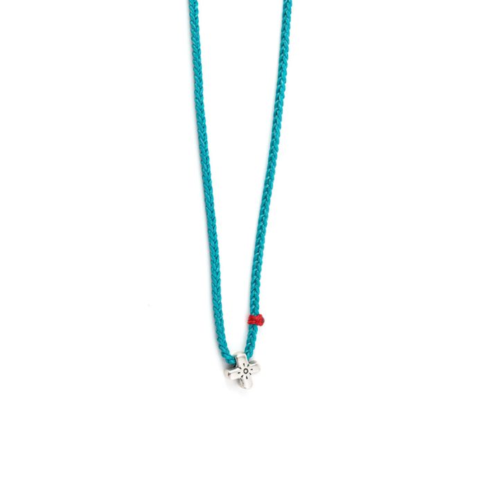 Babylonia Necklace Cross Turquoise – 935 Sterling Silver - Image 2