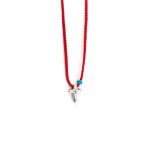 Babylonia Necklace Faith and Optimism Red – 935 Sterling Silver