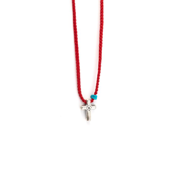 Babylonia Necklace Faith and Optimism Red – 935 Sterling Silver - Image 1