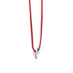 Babylonia Necklace Faith and Optimism Red – 935 Sterling Silver - Image 2