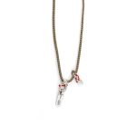Babylonia Necklace Human Sentiment Haki – 935 Sterling Silver - Image 2
