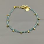 Tourmaline Apatite Bracelet - 925 Sterling Silver - Image 3