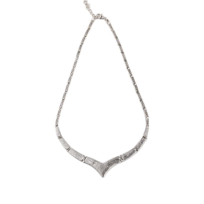 Meander - Blue opal silver necklace - Image 3