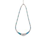 Meander - Greek key Opal necklace - Image 3