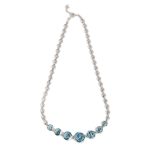 Spiral Blue Opal Necklace - Image 8