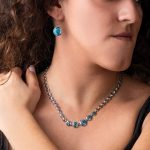 Spiral Blue Opal Necklace - Image 2