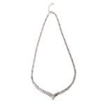 Meander - Blue opal silver necklace - Image 5