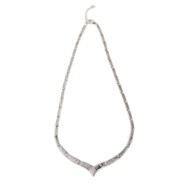 Meander - Blue opal silver necklace - Image 5