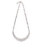 Blue Opal Meander round necklace - Image 5