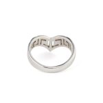 Sterling Silver Greek Key Ring - Image 2