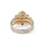 Multi Stone Ring - Aqua Marine Garnet Peridot - Image 3