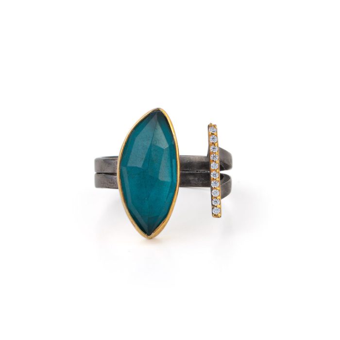 Pariba Oxidized Sterling Silver Ring - Image 1