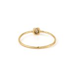 Pearl Stackable Ring - Sterling Silver and Gold Plated - Image 4