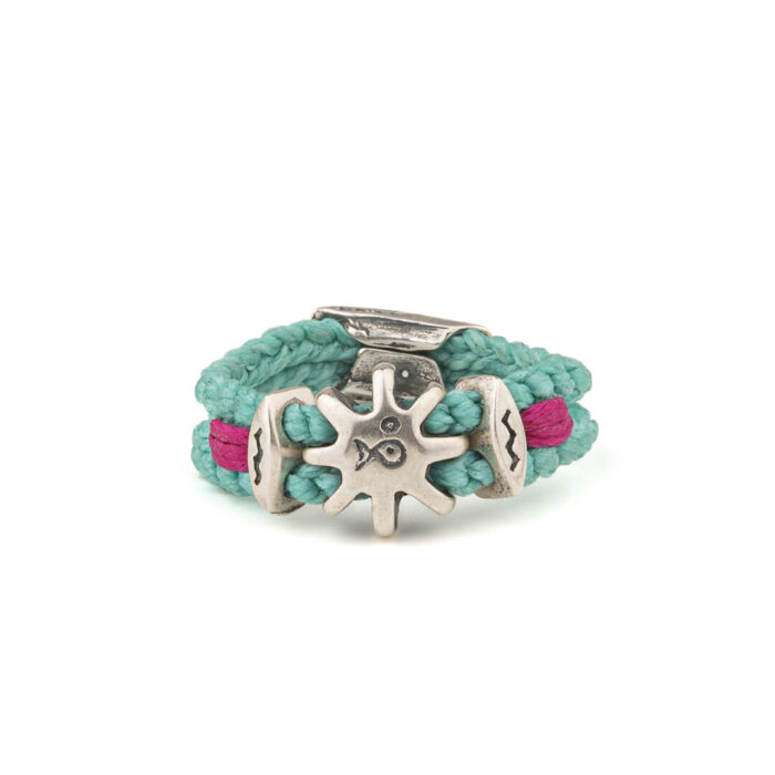 Babylonia Ring Adapt in Moving Gear – 935 Sterling Silver - Image 1