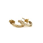 Meander Hoop Earrings - 14K Gold - Image 5