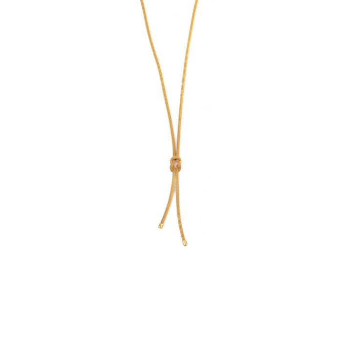 Knot Necklace Gold Plated - Image 1