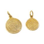 Phaistos Disc Pendant Gold 14K - Image 3