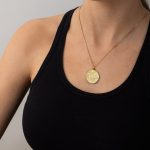 Phaistos Disc Pendant Gold 14K - Image 2