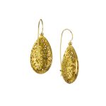 Kallisto teardrop Earrings in Gold plated silver 925 - Image 7